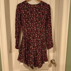 FUN, FLORAL ZIP BACK H&M DRESS